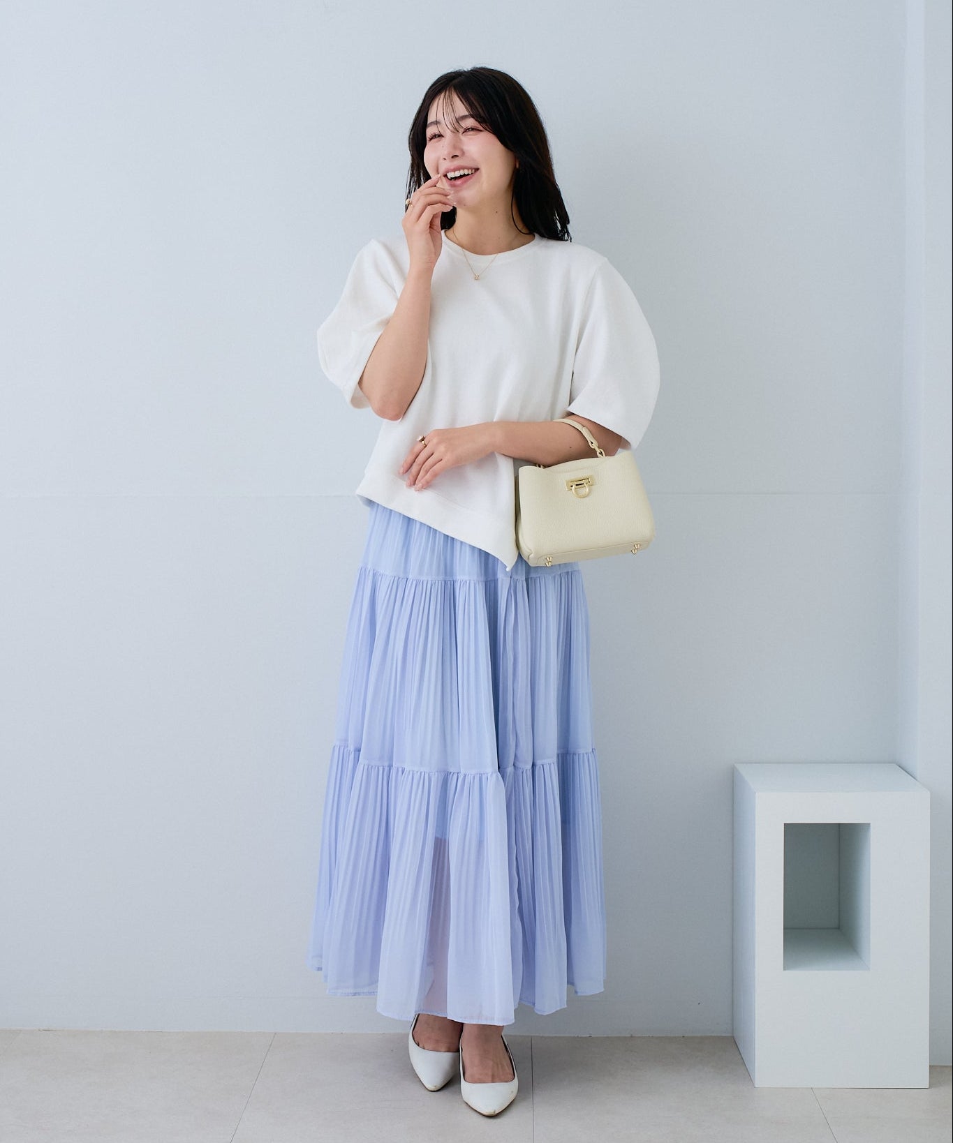 【5月24日(日)20時〜新発売】ミストエアリーティアードスカート