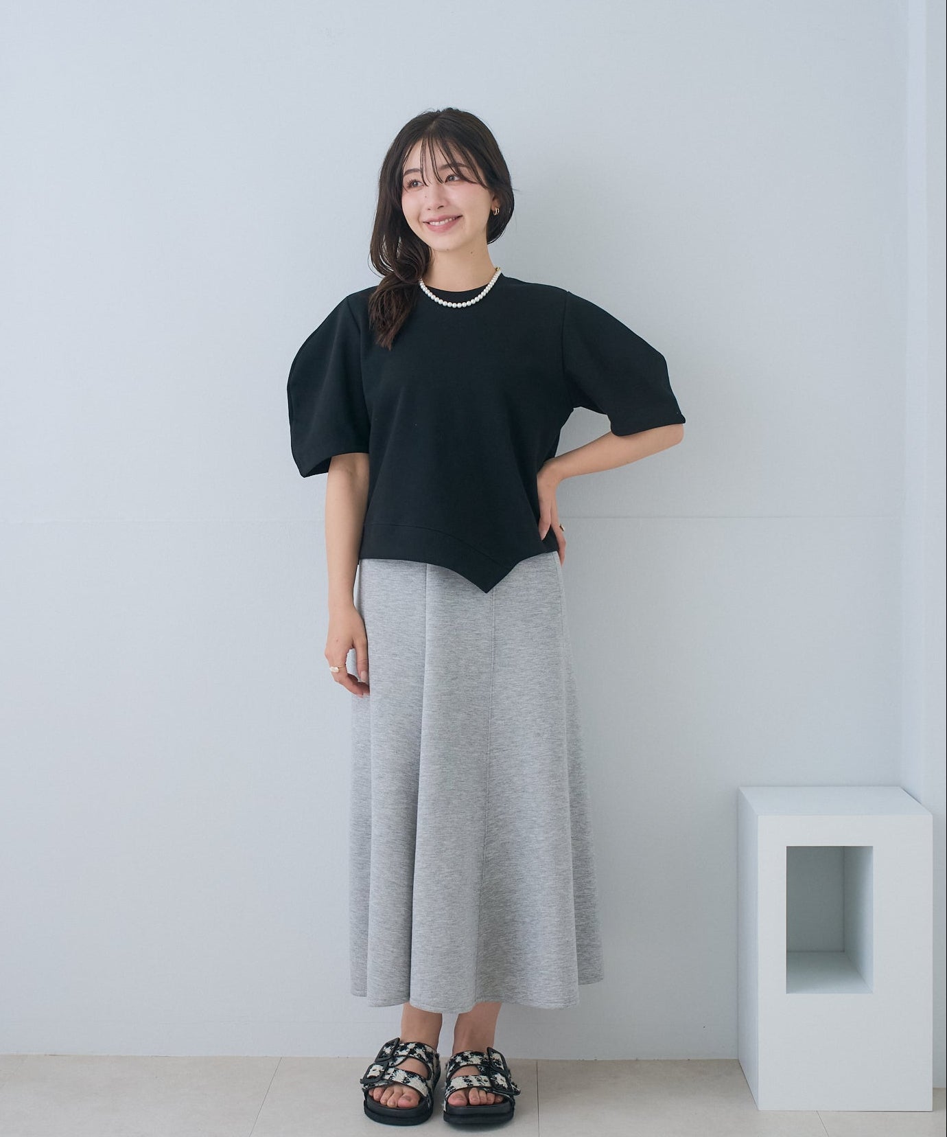 【5月24日(日)20時〜新発売】アシンメトリーヘムトップス