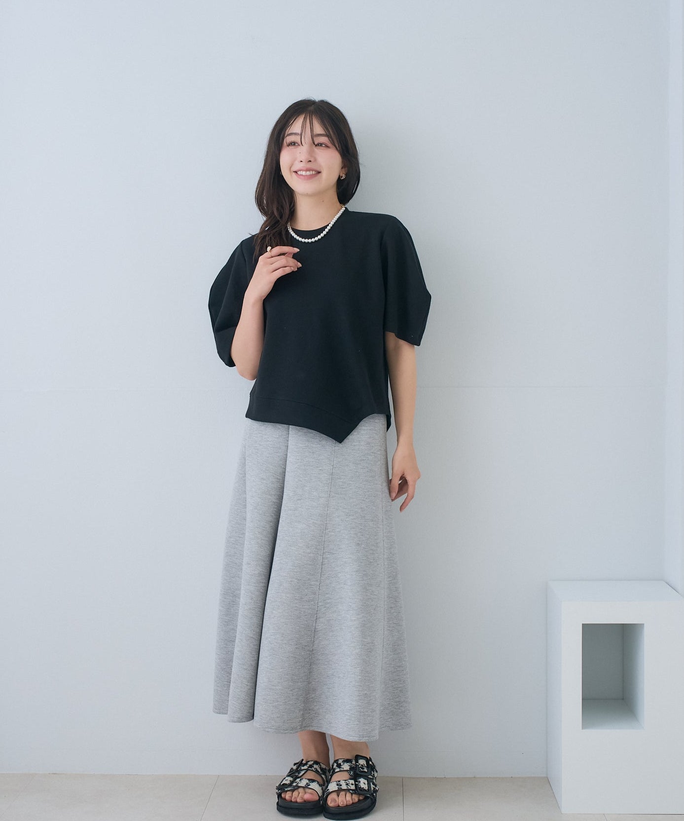 【5月24日(日)20時〜新発売】アシンメトリーヘムトップス