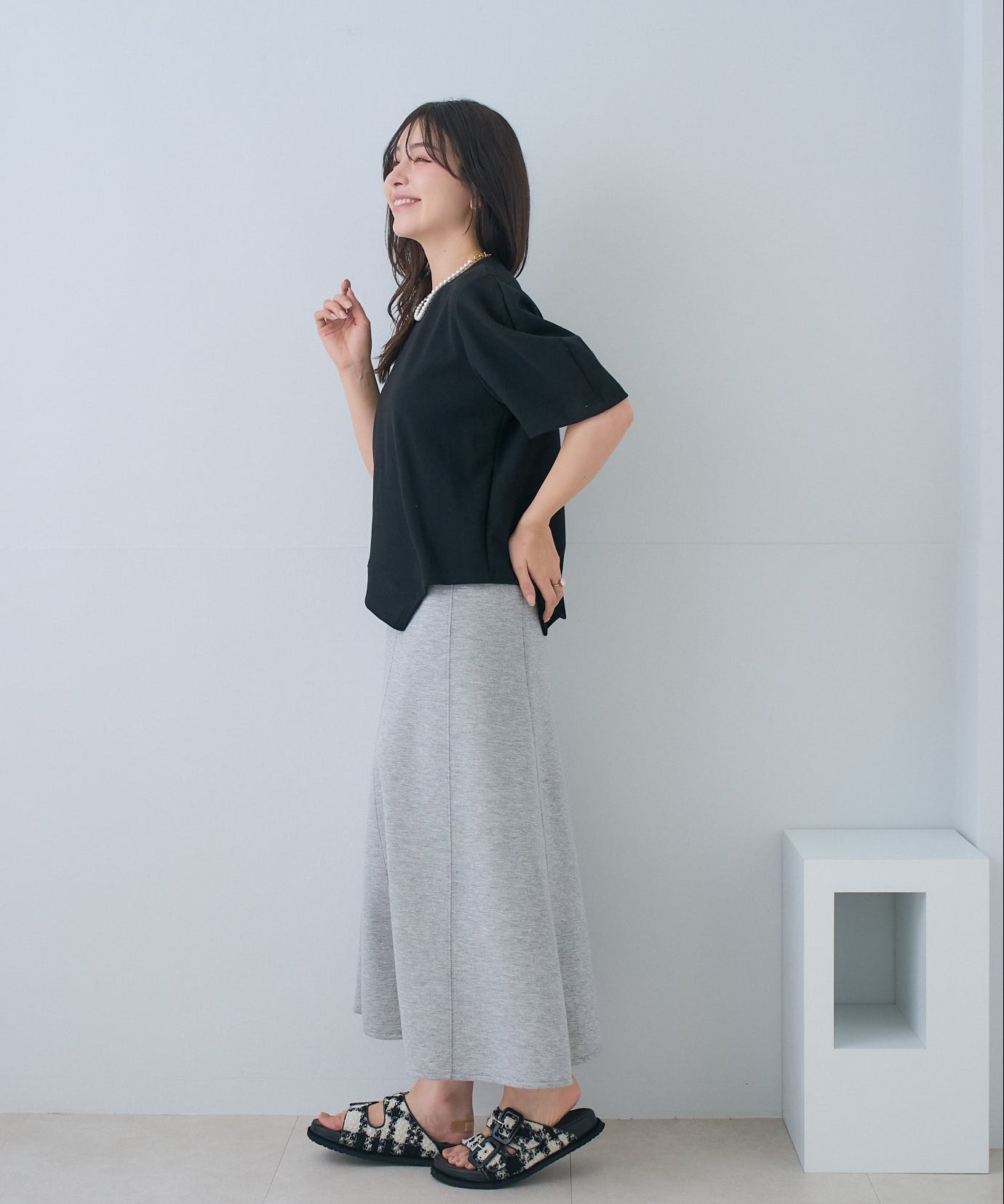 【5月24日(日)20時〜新発売】アシンメトリーヘムトップス
