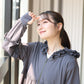 【8月3日(日)20時〜新発売】25AW UVカット99.9%フリルティアードパーカー