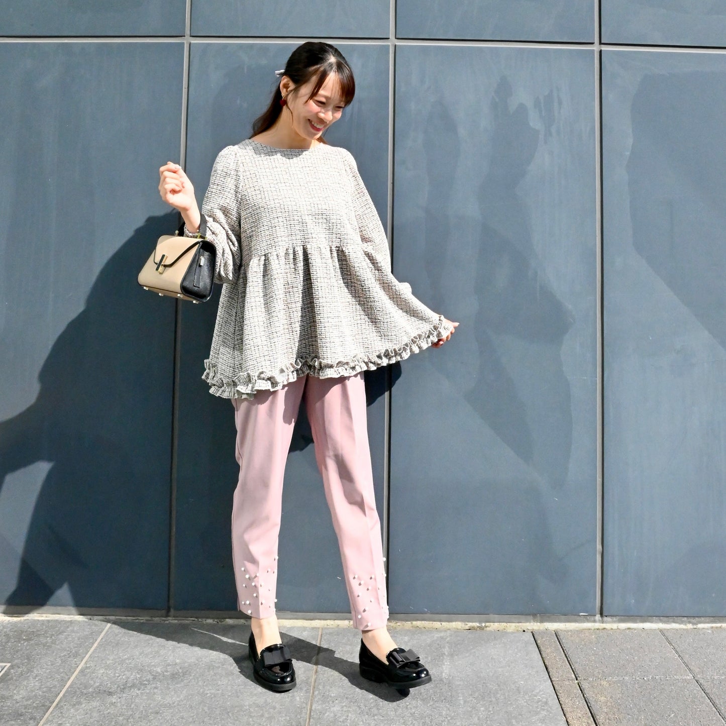 【11月9日(日)20時〜新発売】クラシカルリボンツイードトップス