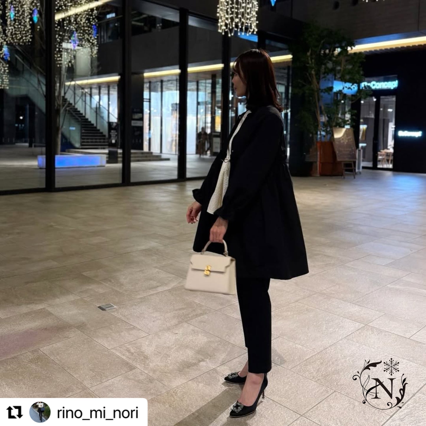 ギャザーフリルドローストコート