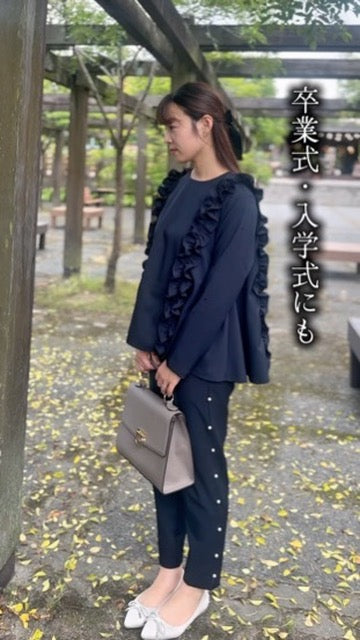 【11月9日(日)20時〜新発売】ツインフリルフレアトップス