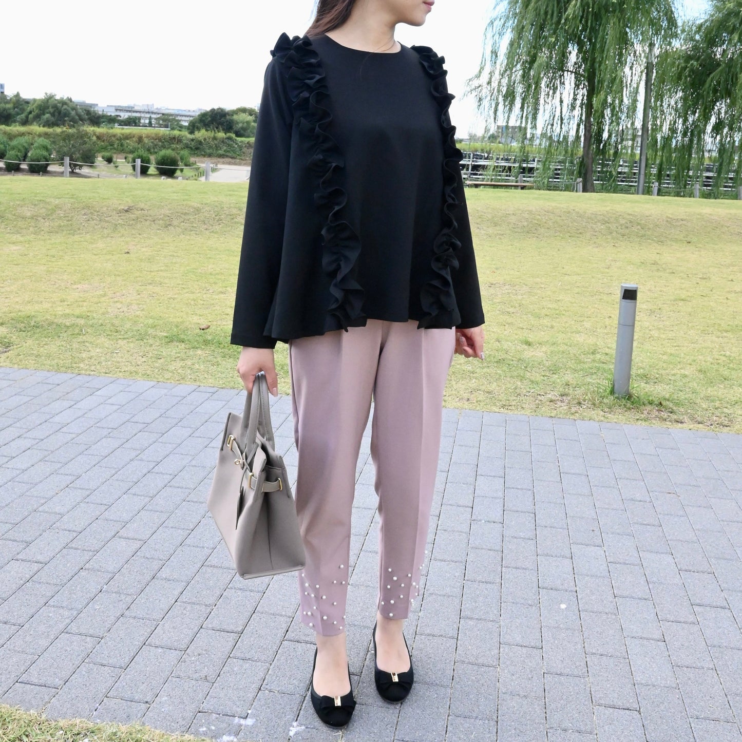 【11月9日(日)20時〜新発売】ツインフリルフレアトップス