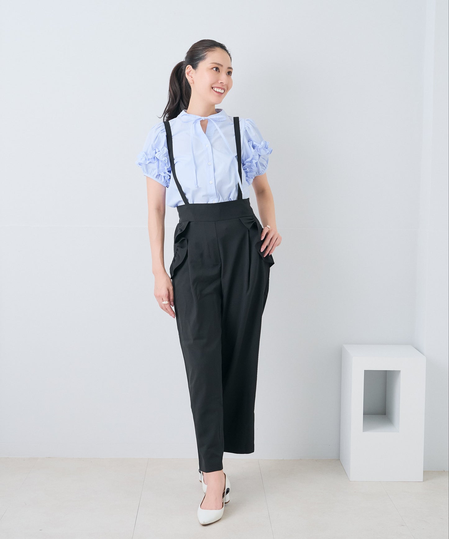 【8月5日(水)20時〜新発売】ホイップフリルボウタイブラウス