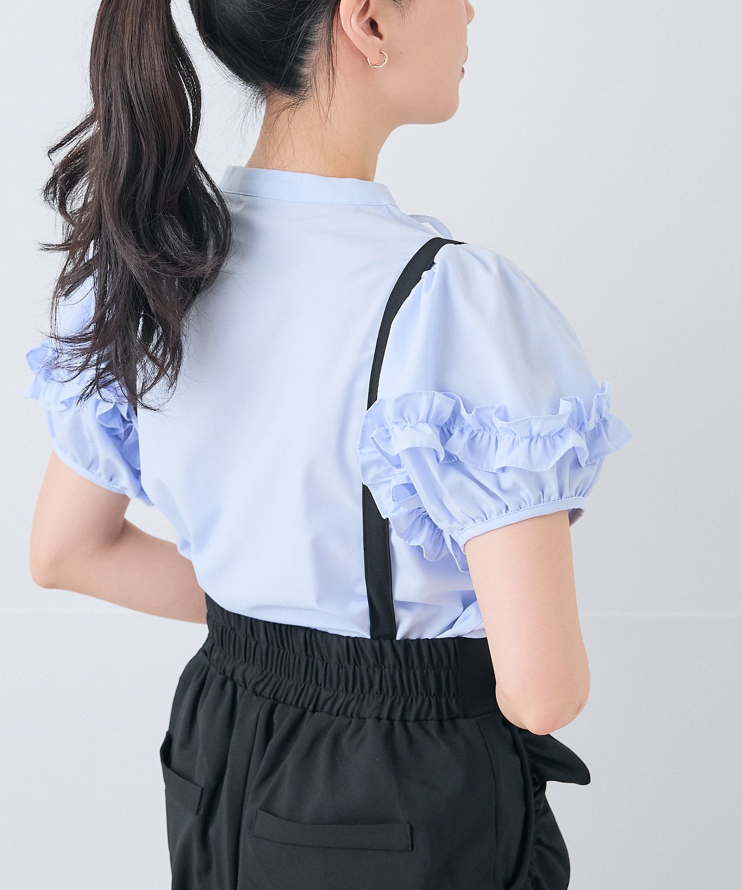 【8月5日(水)20時〜新発売】ホイップフリルボウタイブラウス