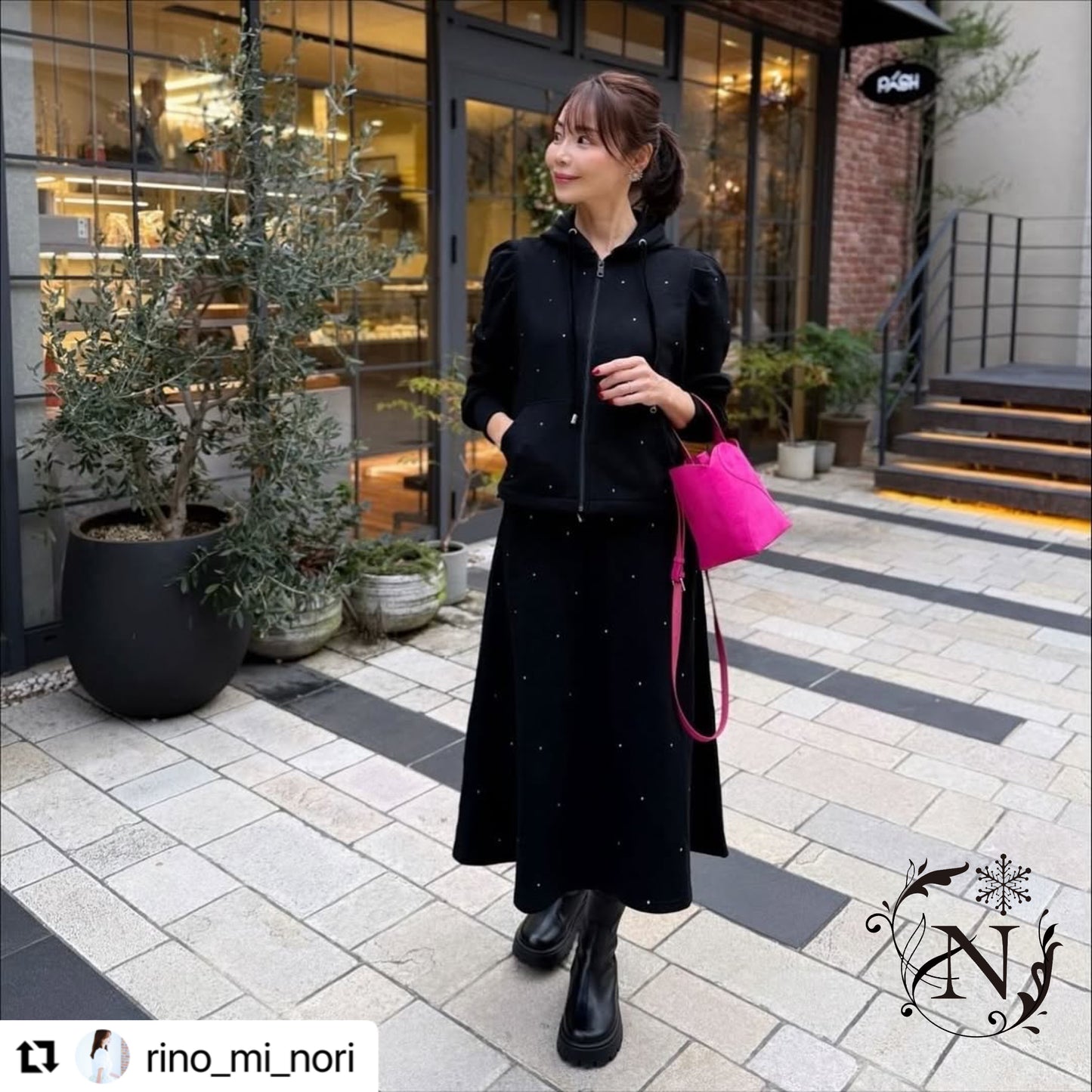 【10月10日(金)13時〜新発売】ラインストーンミストスカート