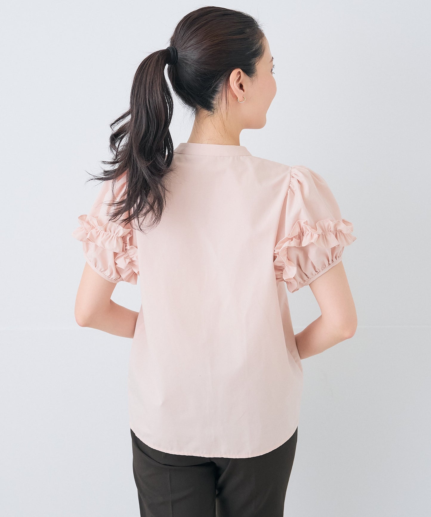 【8月5日(水)20時〜新発売】ホイップフリルボウタイブラウス