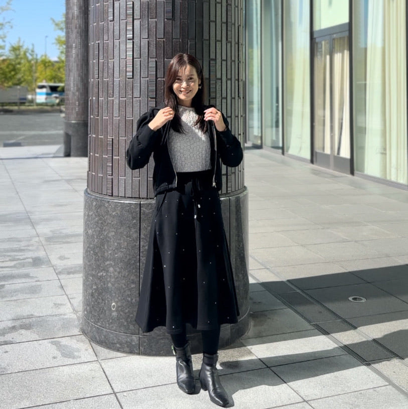 【10月10日(金)13時〜新発売】ラインストーンミストスカート