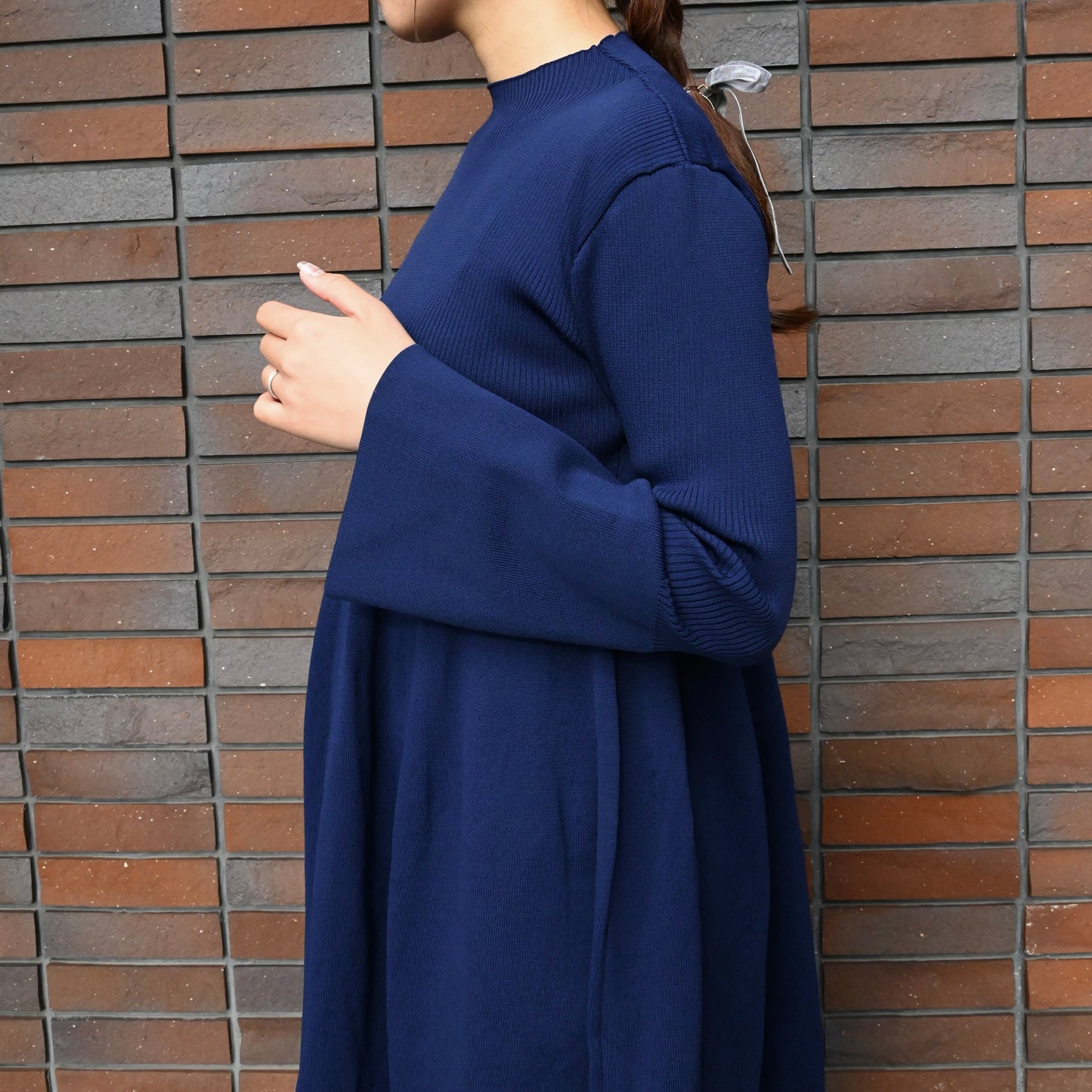 【11月9日(日)20時〜新発売】フレアスリーブダイバーニットワンピース