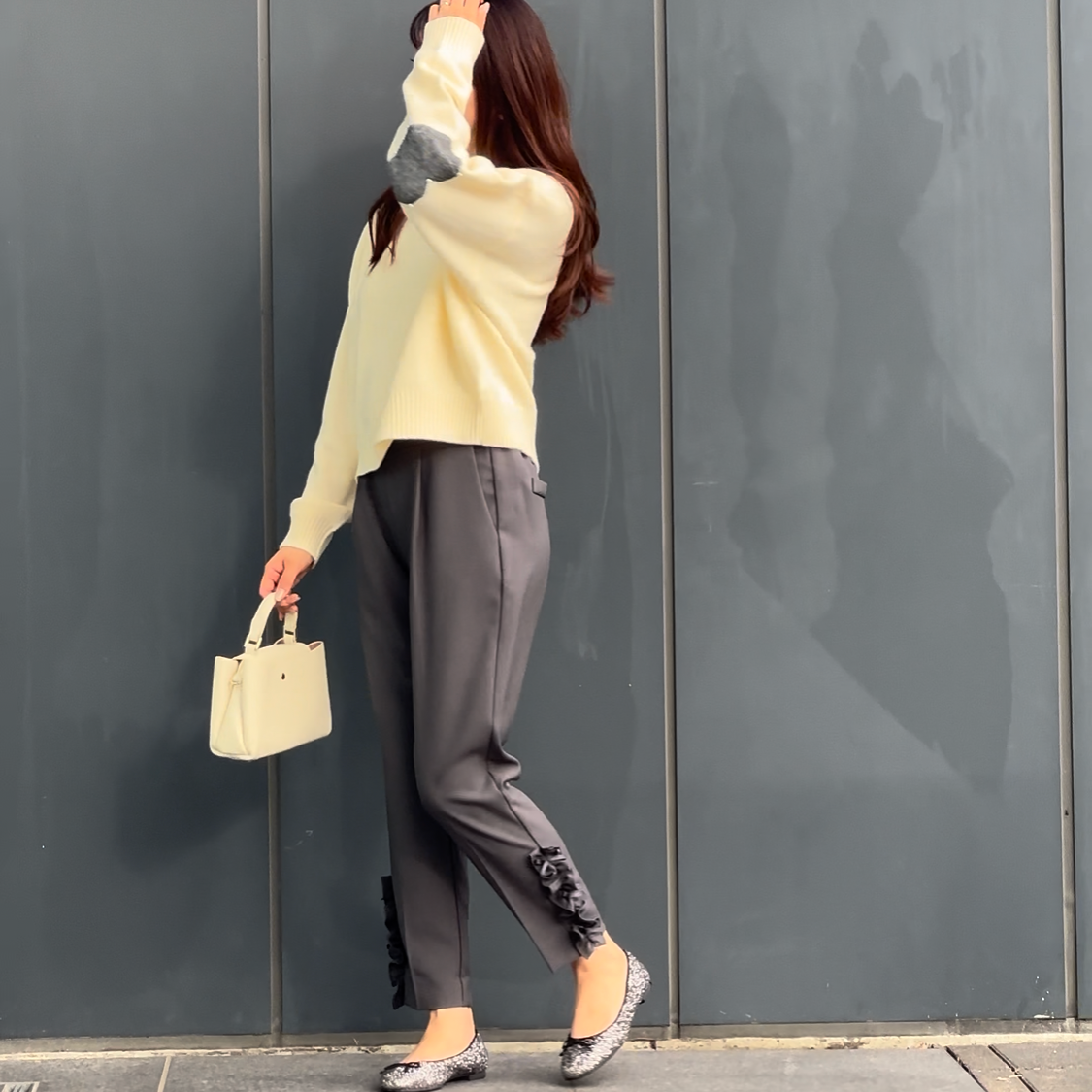 【11月9日(日)20時〜新発売】エルボーハートパールニット