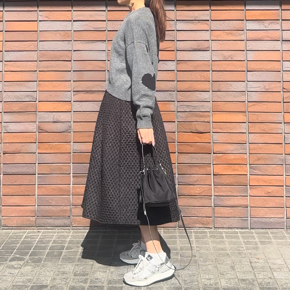 【11月9日(日)20時〜新発売】エルボーハートパールニット