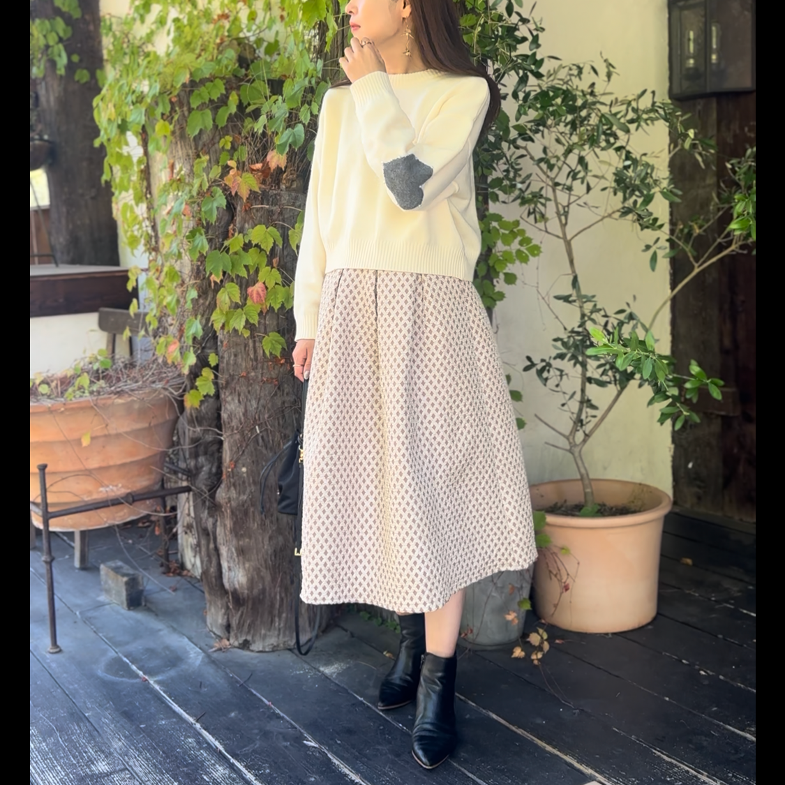 【11月9日(日)20時〜新発売】エルボーハートパールニット