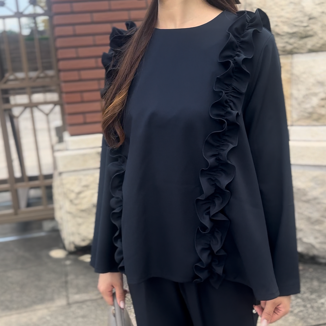 【11月9日(日)20時〜新発売】ツインフリルフレアトップス