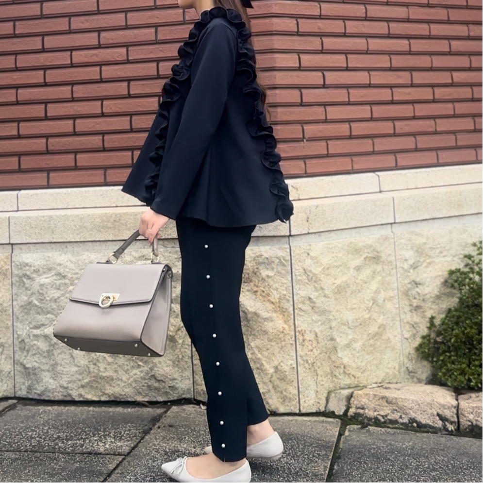 【11月9日(日)20時〜新発売】ツインフリルフレアトップス