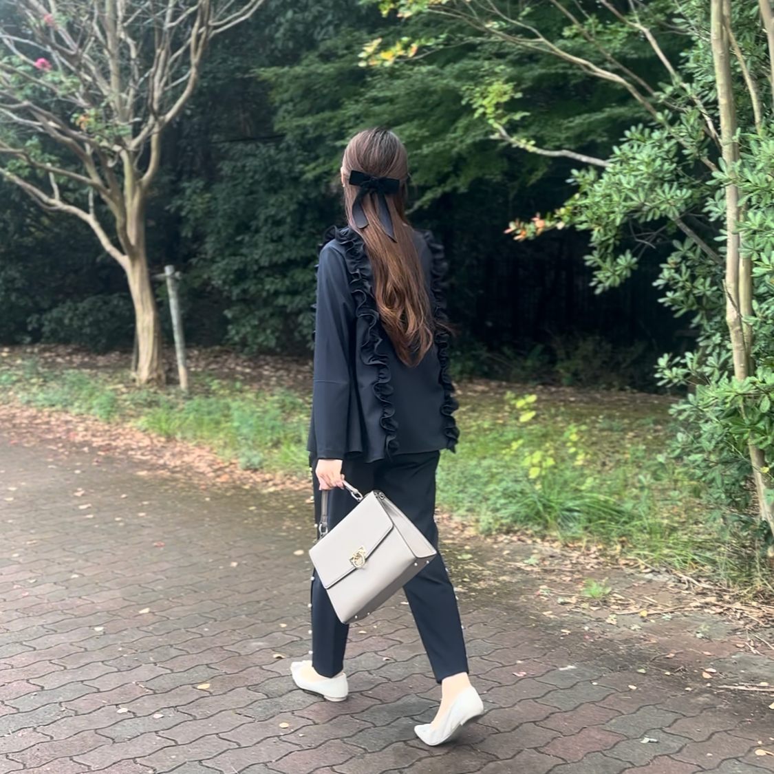 【11月9日(日)20時〜新発売】ツインフリルフレアトップス