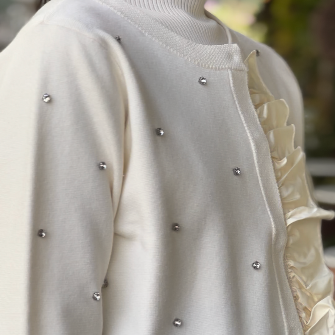 【11月9日(日)20時〜新発売】ジュエルフリルカーディガン