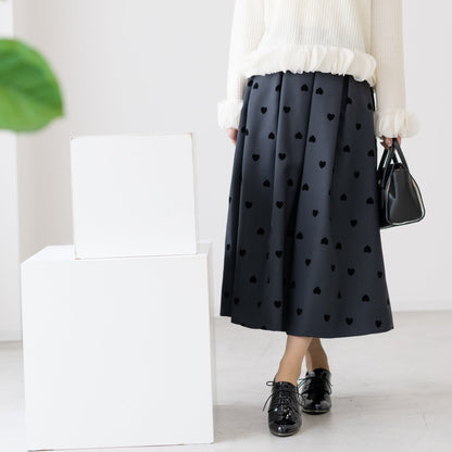 【10月24日(金)13時〜再入荷】フロッキーハートスカート