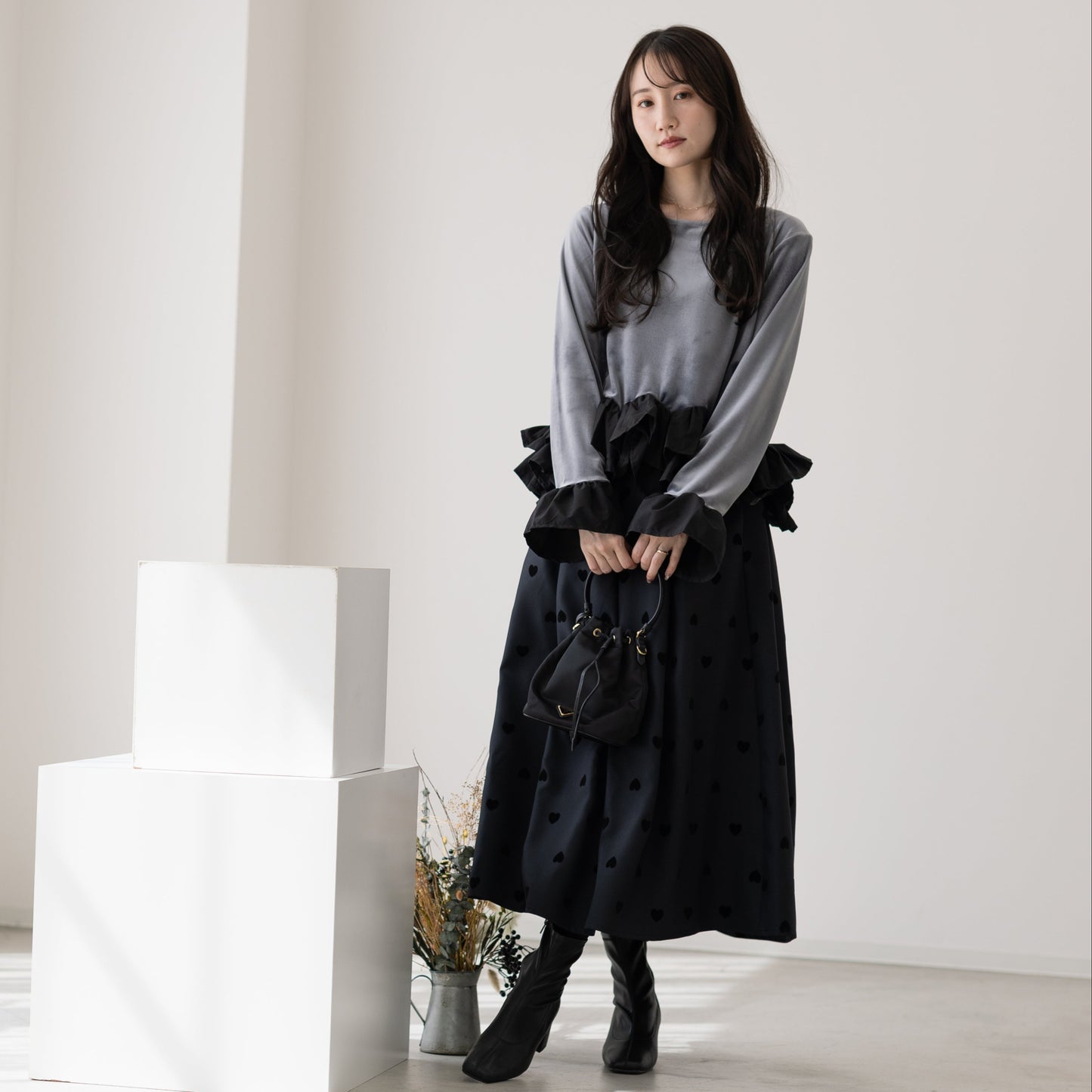 【9月12日(日)13時〜新発売】フロッキーハートスカート