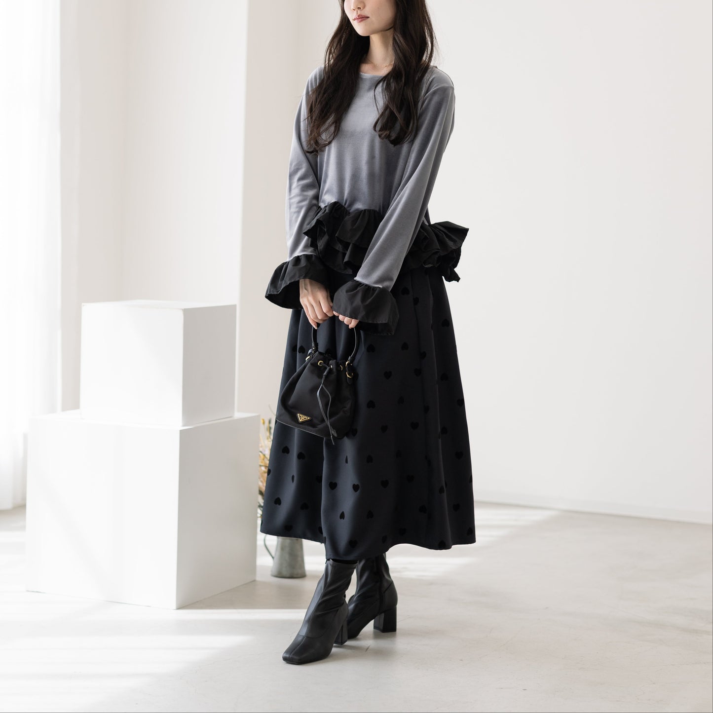 【9月12日(日)13時〜新発売】フロッキーハートスカート