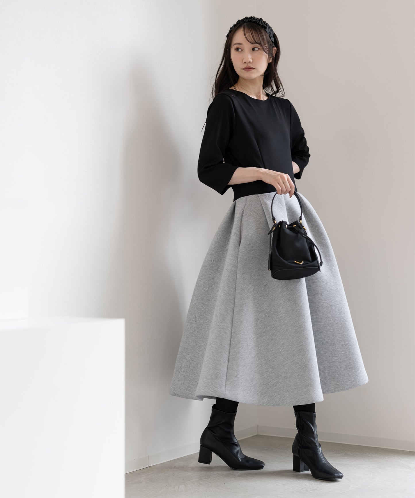 【今季第４弾予約販売中/12月中旬発送】バックリボンワンピース予約販売