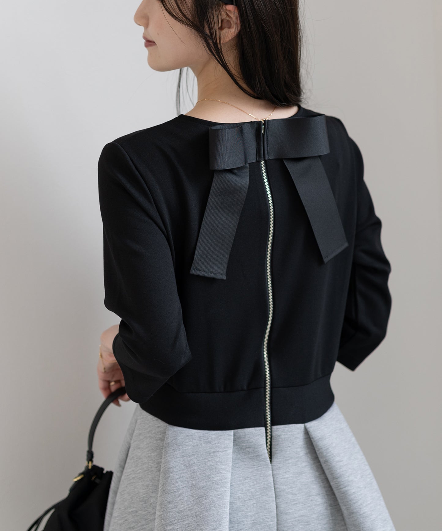 【今季第４弾予約販売中/12月中旬発送】バックリボンワンピース予約販売