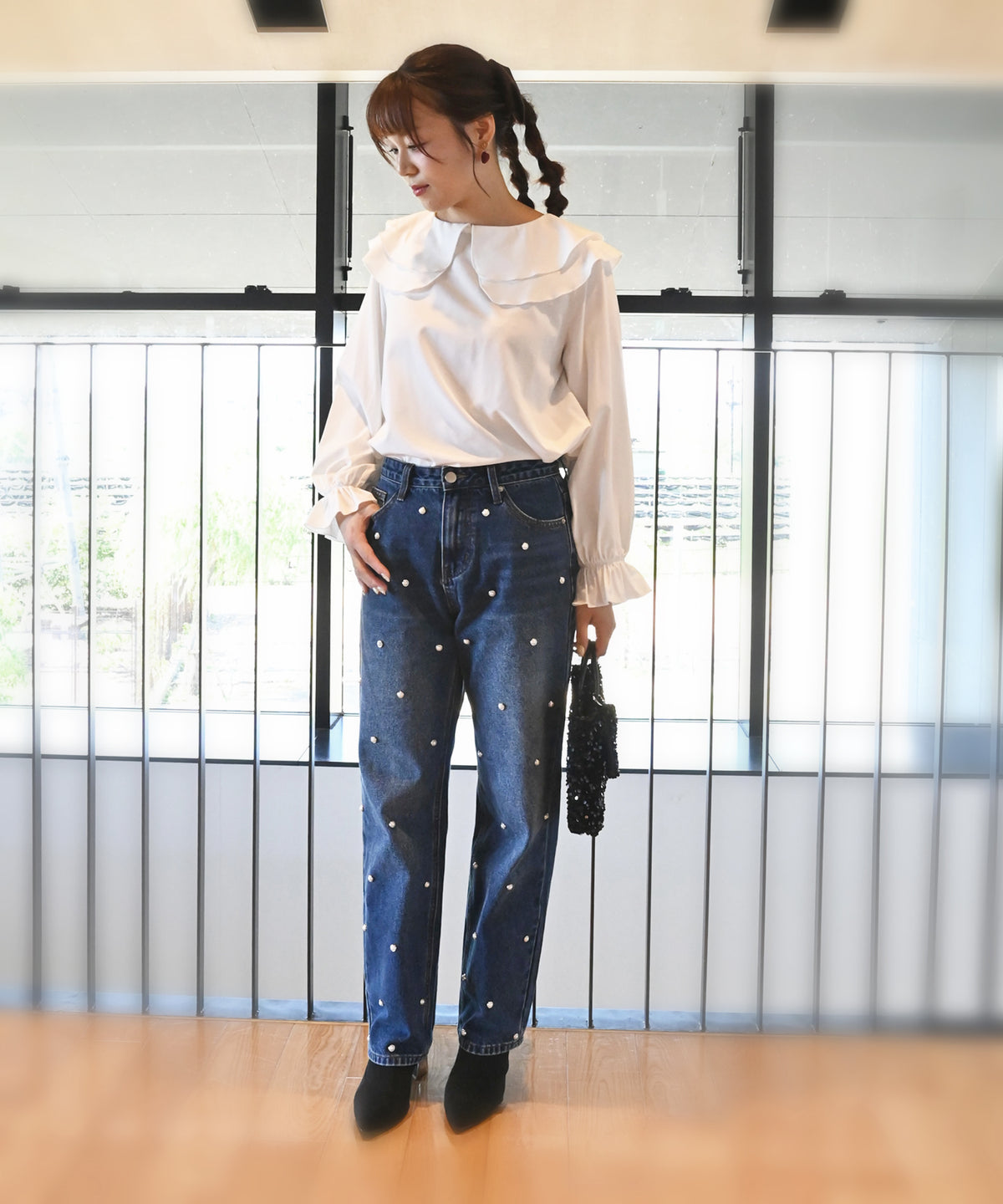 【10月10日(土)20時〜新発売】パールジュエルデニム