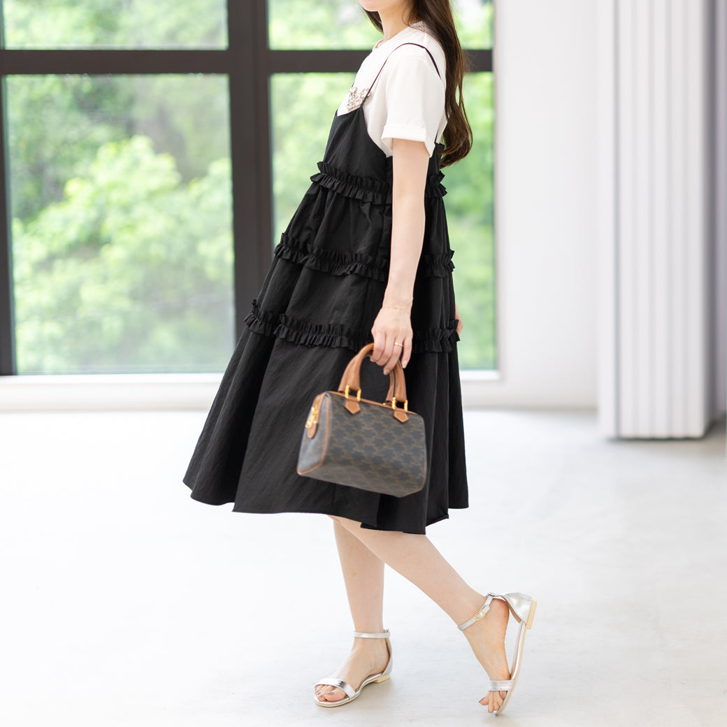 【7月13日(日)20時〜新発売】フリルラインギャザーワンピース