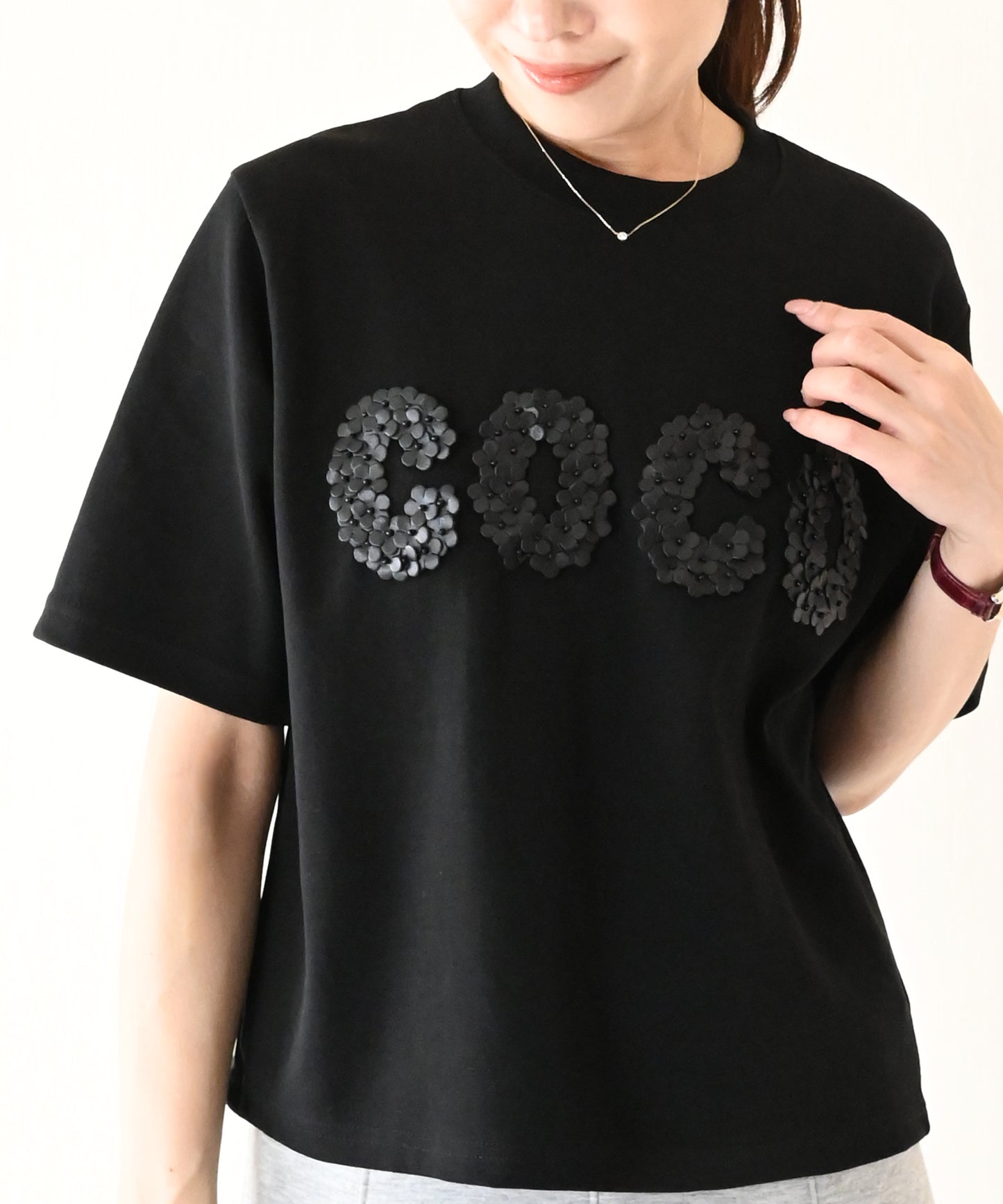 【5月10日(日)20時〜新発売】お花ロゴTシャツ
