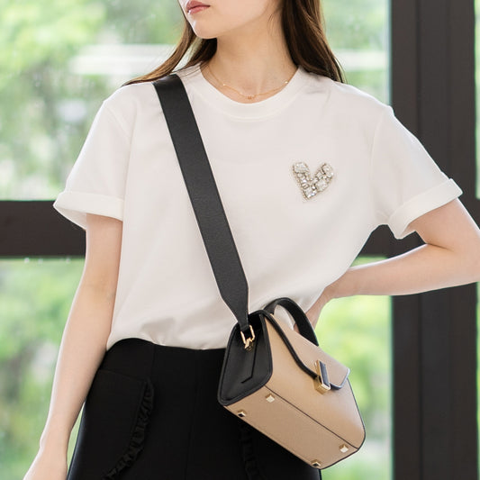 【6月22日(日)20時〜新発売】ハートビジューTシャツ