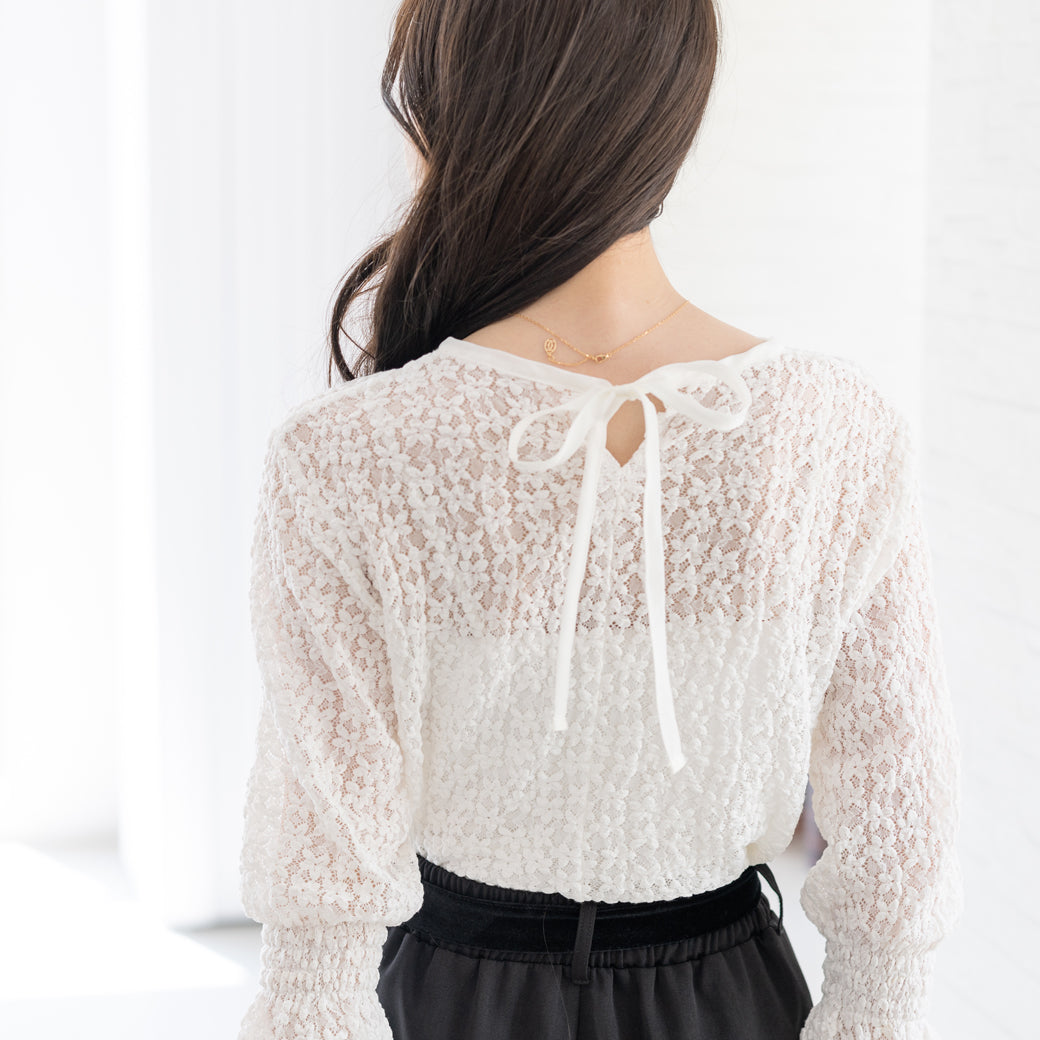 レーストップス♡ レースクロストップス｜MORE self LOVE モアセルフラブ 商品詳細