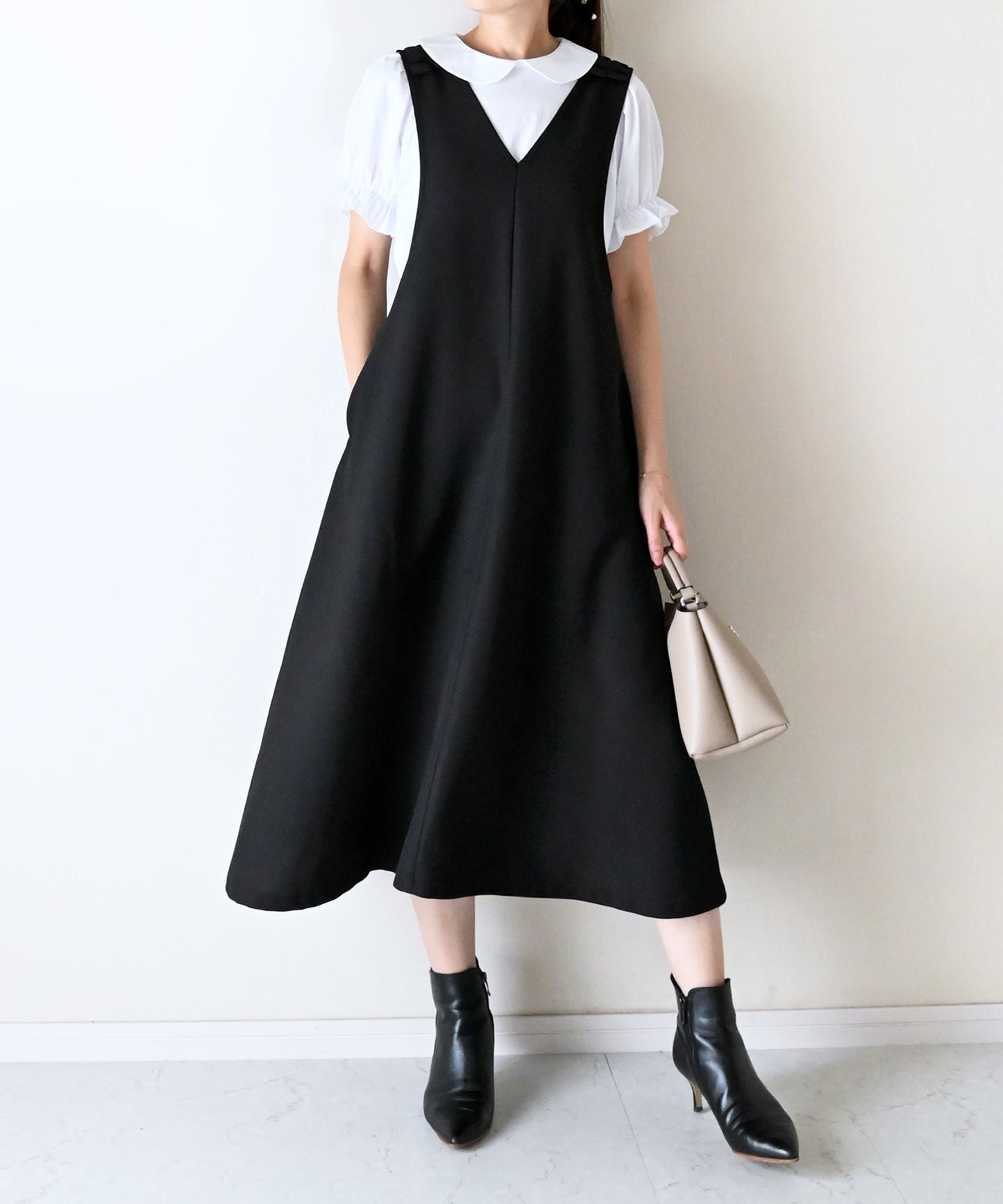 【8月23日(日)20時〜新発売】丸襟フリルスリーブトップス
