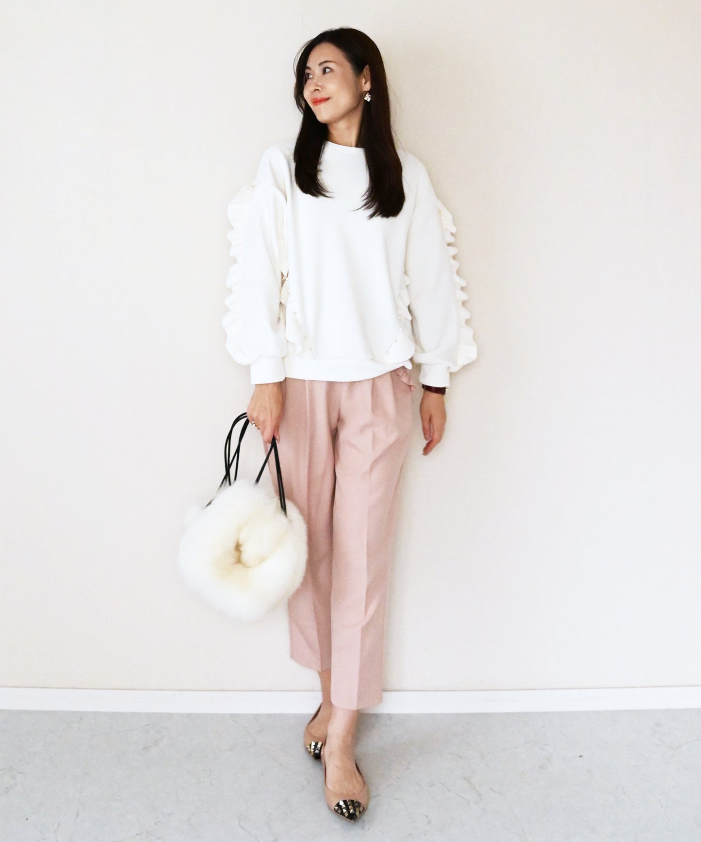 【11月16日(日)20時〜新発売】パールリュクス裏起毛トップス