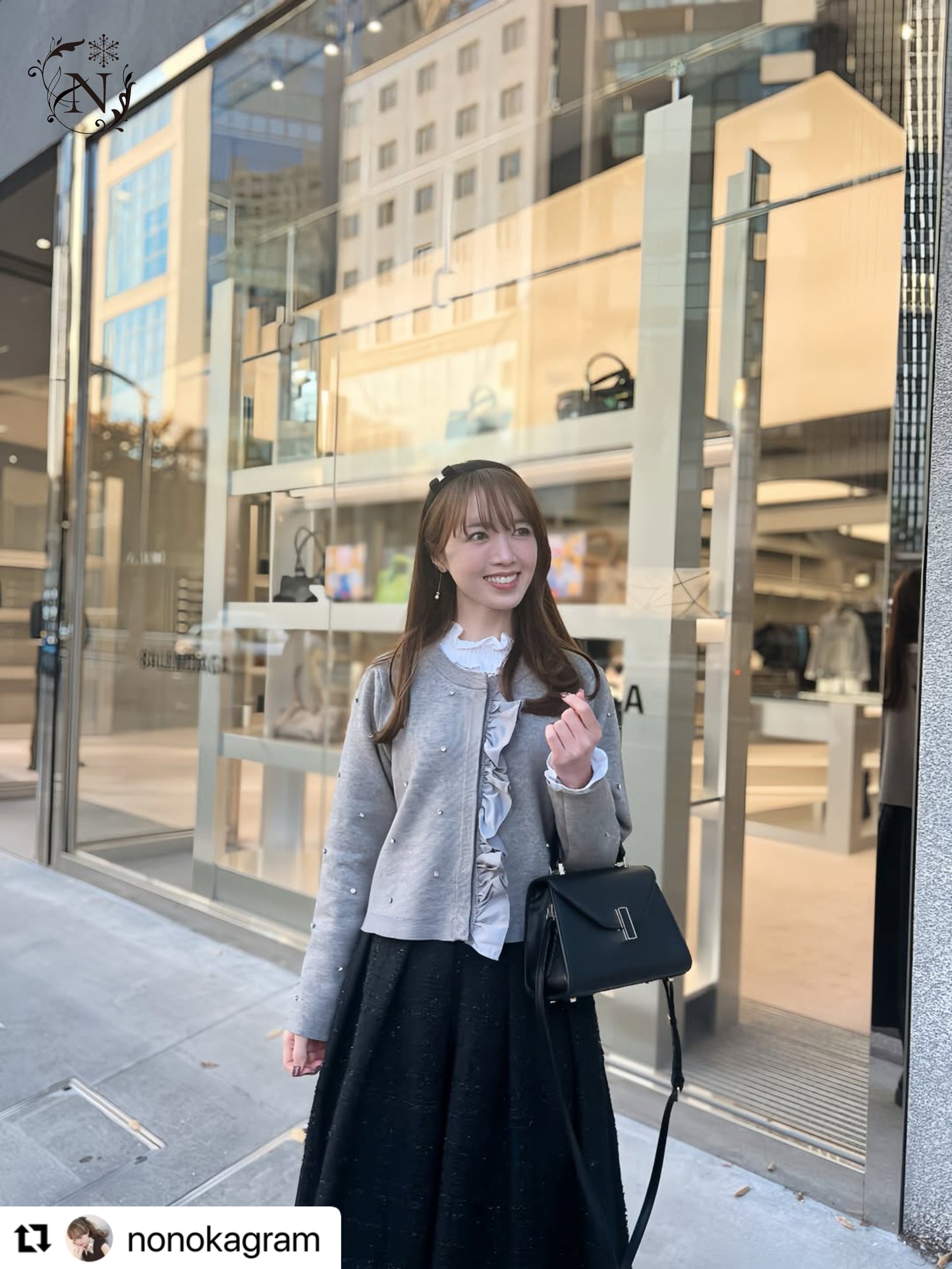 【11月9日(日)20時〜新発売】ジュエルフリルカーディガン