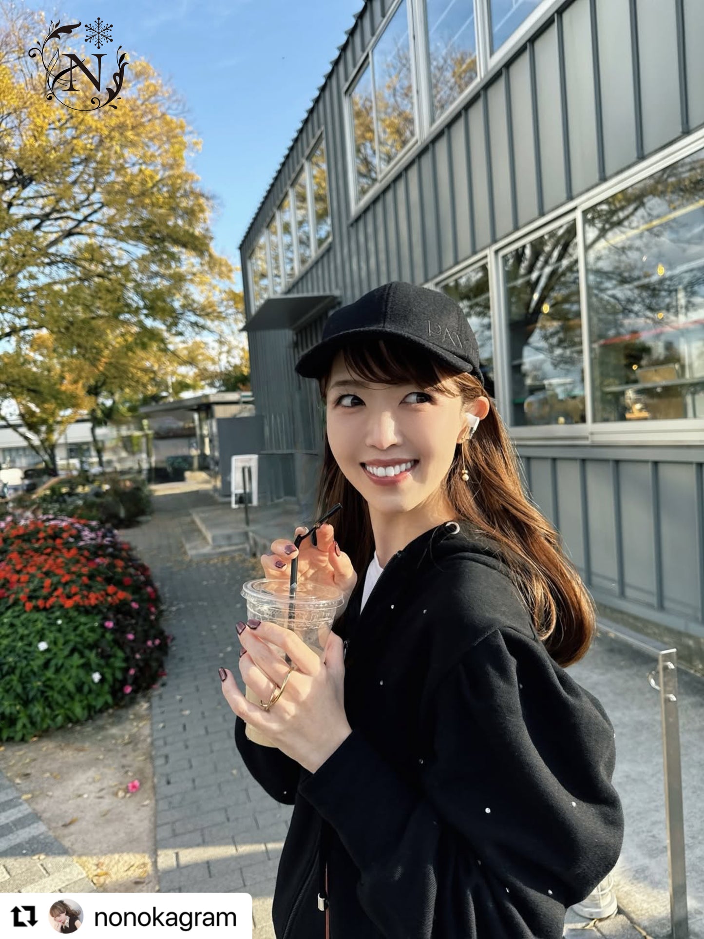 ラインストーンミストパーカー　