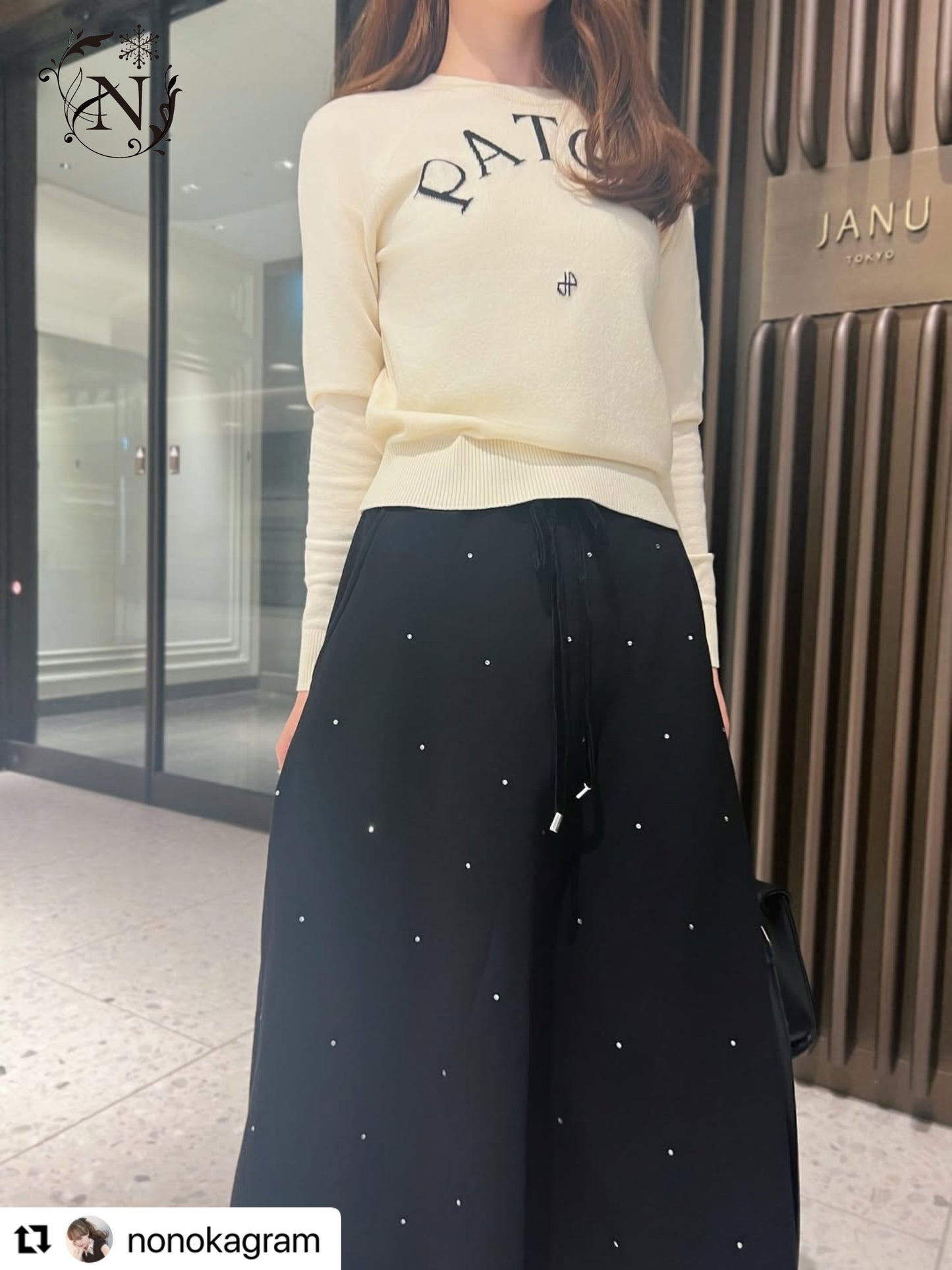 【10月10日(金)13時〜新発売】ラインストーンミストスカート