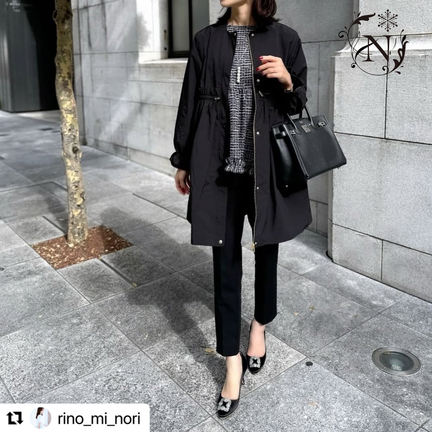 ギャザーフリルドローストコート