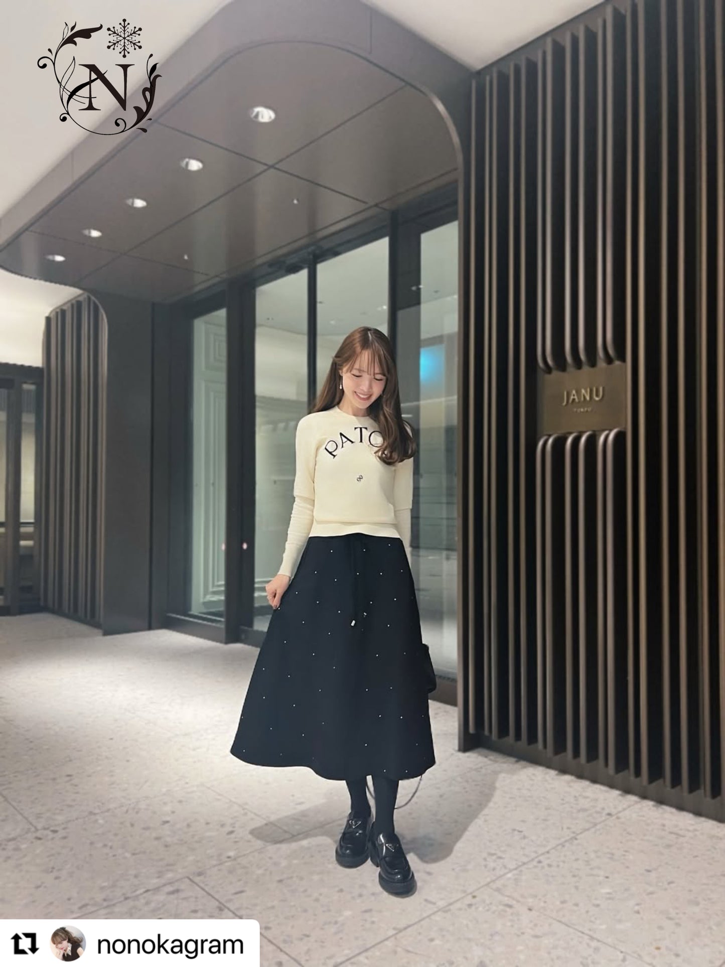 【10月10日(金)13時〜新発売】ラインストーンミストスカート