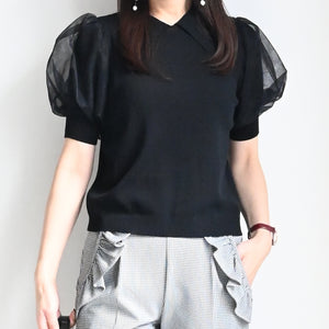 エアリーぽわん袖ニット