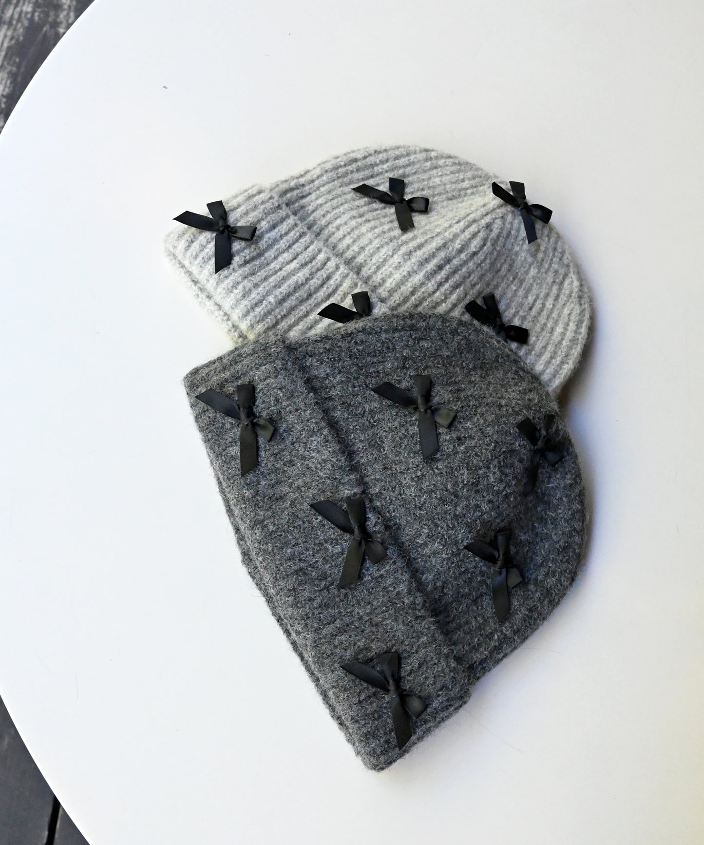 【11月16日(日)20時〜新発売】リボンニット帽/公式ショップ限定　