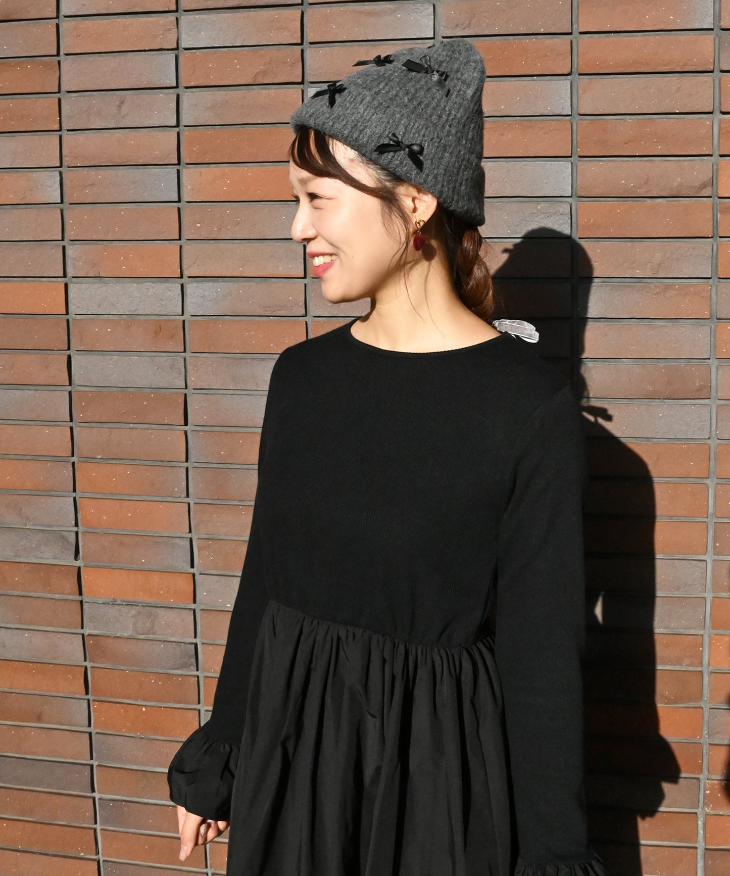 【11月16日(日)20時〜新発売】リボンニット帽/公式ショップ限定　