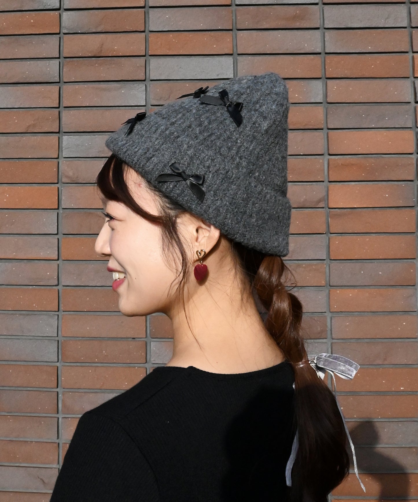 【11月16日(日)20時〜新発売】リボンニット帽/公式ショップ限定　