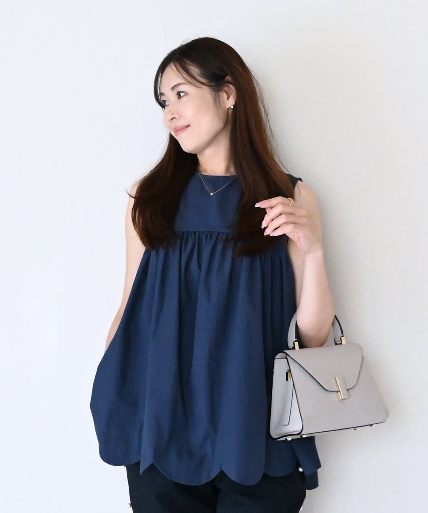 【6月7日(日)20時〜新発売】スカラップフレアブラウス