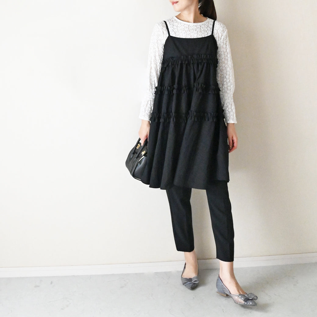 【7月13日(日)20時〜新発売】フリルラインギャザーワンピース