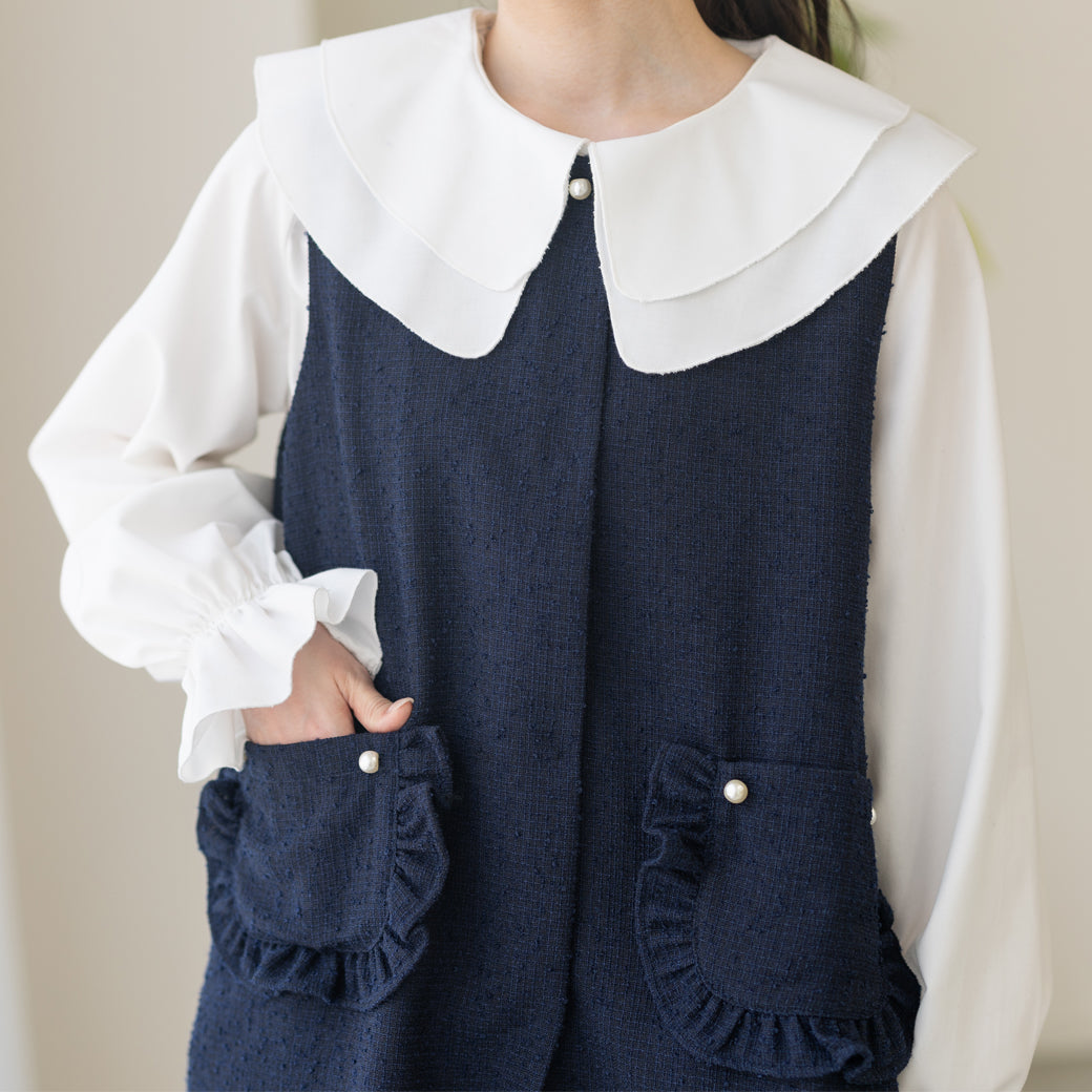 【8月22日(金)13時〜新発売】ツインフローラルカラーブラウス